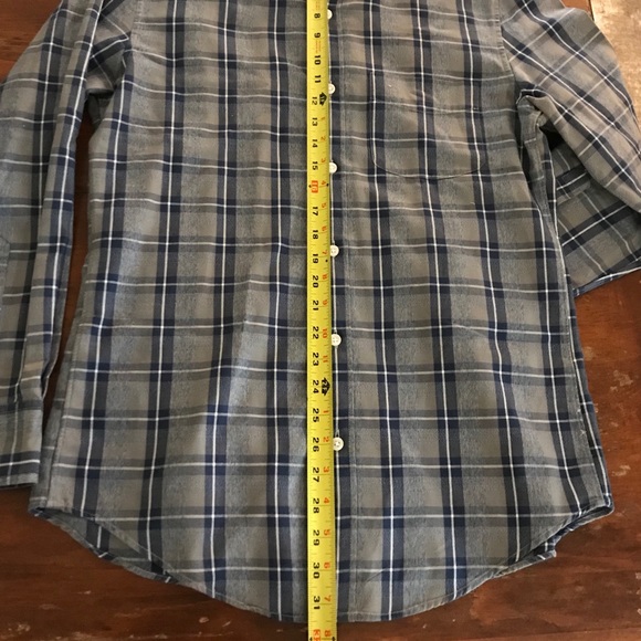 J Crew Jaspe Slim Fit Shirt - M (Blue/Gray Plaid) - Picture 9 of 11